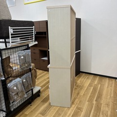 関家具 レンジボード ナチュラル×ホワイトのご紹介です！の画像