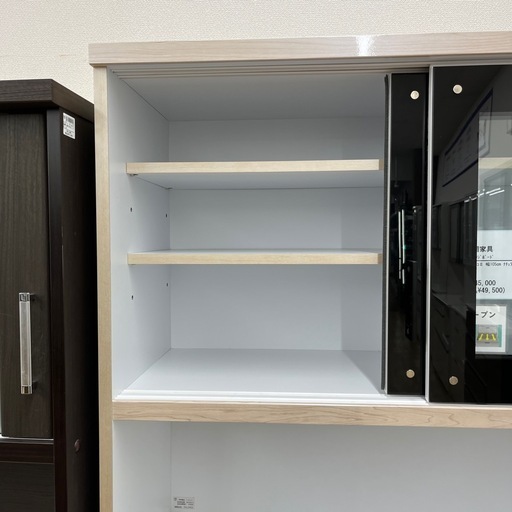 関家具 レンジボード ナチュラル×ホワイトのご紹介です！