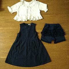 120  女の子　服　まとめ　キムラタン　ビケットクラブ　ワンピース　ショートパンツ　トップス　カーディガンの画像