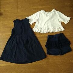120  女の子　服　まとめ　キムラタン　ビケットクラブ　ワンピース　ショートパンツ　トップス　カーディガンの画像