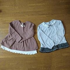 120  女の子　服　まとめ　キムラタン　ビケットクラブ　ワンピース　ショートパンツ　トップス　カーディガンの画像