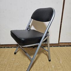 ナフコ ミニチェアー 椅子 黒 ブラック SJ-088 折り畳み椅子の画像