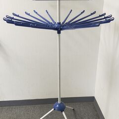 △ パール金属 MIGHTY マイティ FOSSETTE フォセット 物干しスタンド ブルー  部品の欠品無しの画像