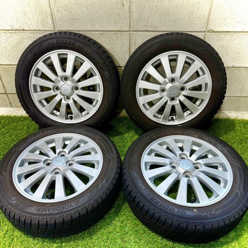 【決まりました】155/65R14 75Q ダイハツ　軽自動車　スタッドレスタイヤ　ホイールセット