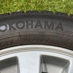 155/65R14 75Q ダイハツ　軽自動車　スタッドレスタイヤ　ホイールセットの画像