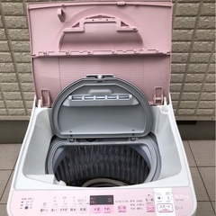 f●■SHARPシャープ・全自動電気乾燥洗濯機5.5kg【ES-TX5A-P】動作確認済みの画像
