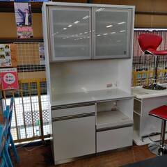 【愛品倶楽部柏店】綾野製作所 2枚スライド扉キッチンボード An...