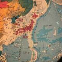 地球儀 帝国書院 ライト付き 世界 地図 地理 インテリア 高さ44 直径30 250509-09の画像