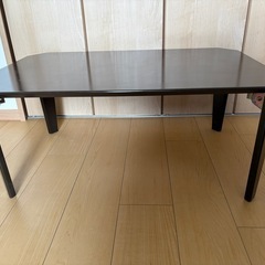 ローテーブル【ダークブラウン】の画像