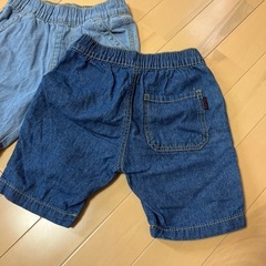 110cm男児ハーフパンツの画像