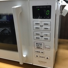 HITACHI 電子レンジ 600W 2024年製の画像