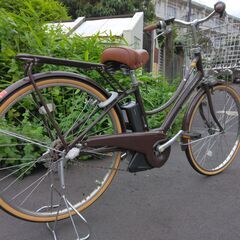 ブリジストン　２６インチの電動自転車です。　前後タイヤ新品交換済みです。の画像