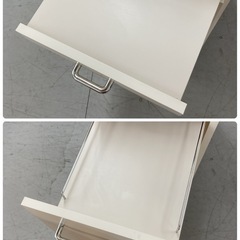 S270 ⭐ 大和木工 ステンレスキッチン台 スリム食器棚 キャスター付き 幅35cm USEDの画像