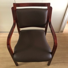 【お譲り先決まりました】介護椅子　高齢者　ダイニングチェア　　Aの画像