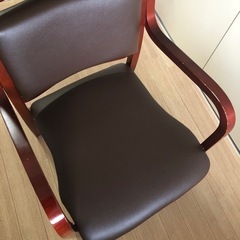 【お譲り先決まりました】介護椅子　高齢者　ダイニングチェア　　Aの画像