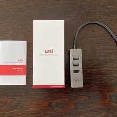 uni USB C LAN ハブ 4-in-1 タイプC LAN...