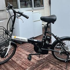 美品　電動アシスト自転車　組み立て式　TDN-208L
