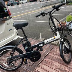 美品　電動アシスト自転車　組み立て式　TDN-208Lの画像