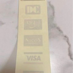 クレジットカードステッカーの画像