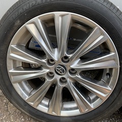 アルファード　ヴェルファイア　純正アルミホイール　30系　ホイール　18インチ　7.5j +45 5穴 114.3 の画像