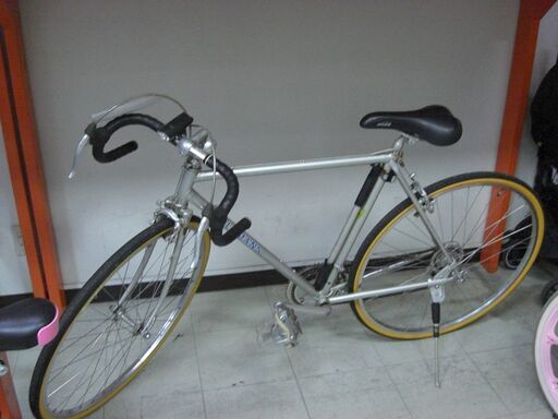 (2025.7.01お買い上げありがとうございます。★）LeMAMS　27インチロードバイク　シルバー　高く買取るゾウ八幡東