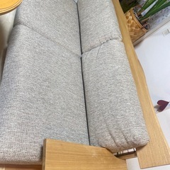 引き取り限定　ニトリ　ウッドソファ