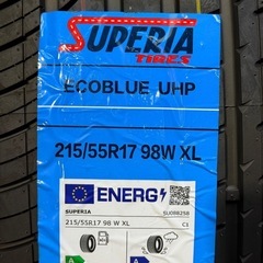 【良品質・コスパ最高】　215/55R17 98W XL  4本　交換工賃・消費税込み価格　カムリ　クラウン　ジュークなどの画像
