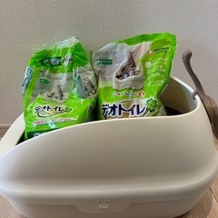 猫用　デオトイレ　ハーフカバー