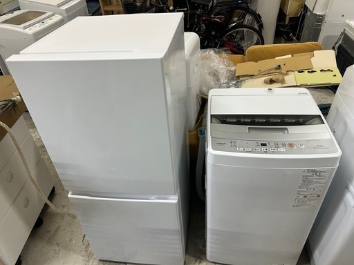 送料無料 いくらから 2024年製セット】AQUA 2ドア冷蔵庫4.5キロ洗濯機 本郷台の (BR) 冷蔵庫・冷凍庫