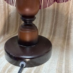 ランプシェード　ビィンテージ　布製花柄　びの画像