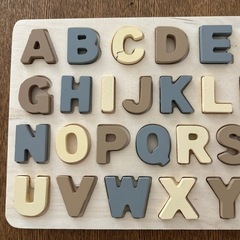 3coins 3コインズ スリコ 木製 アルファベット パズル おもちゃ ABCの画像