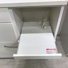 【ｼﾞｬﾝｸﾞﾙｼﾞｬﾝｸﾞﾙ金沢店】キッチンボード  白 W(幅)88×D(奥行き)39×H(高さ)180cm ※クリーニング済みの画像