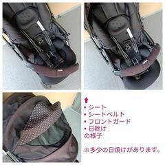 【Apricaアップリカ】ラクーナ（ブラック）両対面式ベビーカー／軽量5kg台✨使用感あり
の画像