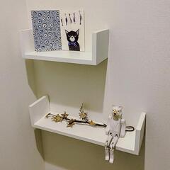 【新品】ウォールシェルフ(ホワイト)の画像