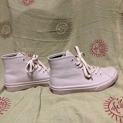 ⭐️お値下げしました❗️☂️雨の日に★VANS★レインシューズ❗️ベージュ系の画像