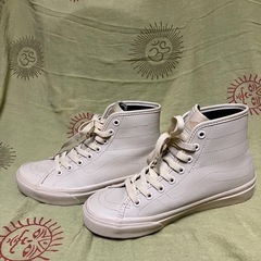 ⭐️お値下げしました❗️☂️雨の日に★VANS★レインシューズ❗️ベージュ系の画像
