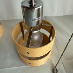 シーリングライト 4灯 天井照明 照明器具 ウッドリング の画像