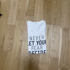 ワンコインおしゃれ男子♡定番ロゴ白Tシャツ