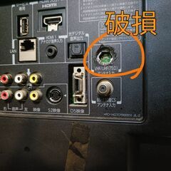 テレビ（ジャンク品）無料の画像