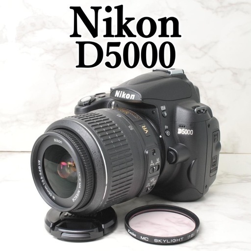 美品❣️ショット数少なめ Nikon D5000⭐️スマホ転送 ニコン