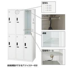 ６人用ロッカー ４桁ダイヤル錠 スマイル社製の画像