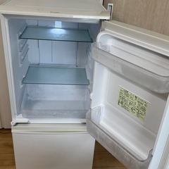 SHARP SJ-D14C-W 冷蔵庫 137Lパールホワイトの画像