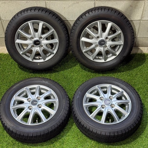 【決まりました】【良品】　155/65R13 スタッドレスタイヤ　155/65R13 ブリヂストン　国産メーカー　軽自動車用