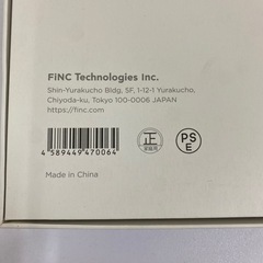 【未使用】FiNC 体組成計 体重計 アプリ 多機能 ダイエット 健康管理 体脂肪 薄型デジタル ヘルスメーターコンパクト ホワイト#31624-2の画像