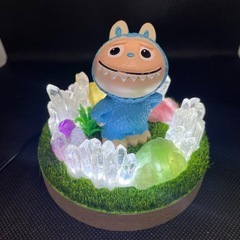 ラブブ　天然石　ランプ