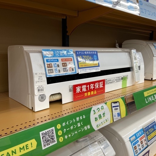 TOSHIBA  壁掛けエアコン　2022年製　3.6kw