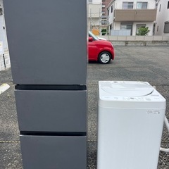 福岡市配送設置無料　冷蔵庫、洗濯機セット