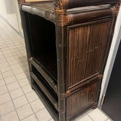 アジアン家具　収納棚の画像