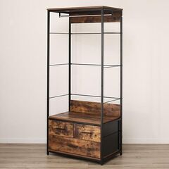 中古 ニトリ ハンガーラック Nステインの画像