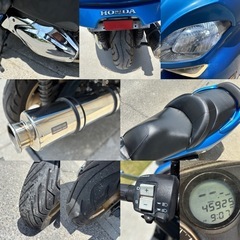 ⭐️自賠責3年付❗️MF08フォルツァ⭐️バッテリー・シート・グリップなど新品⭐️社外エアロ・BEAMSマフラーなどカスタム⭐️の画像